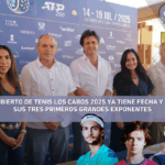 Autoridades y jugadores del Abierto Los Cabos 2025