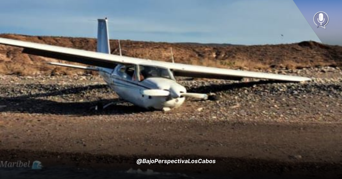 CAE AERONAVE EN LA PAZ