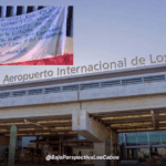 Narco manta en aeropuerto de Los Cabos