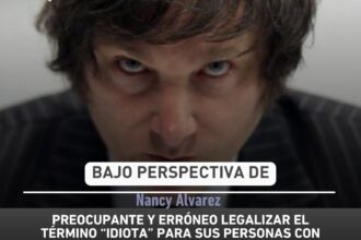 Portada de opinión sobre Milei