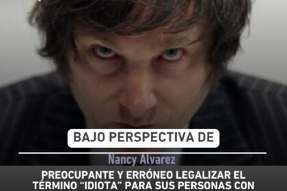 Portada de opinión sobre Milei