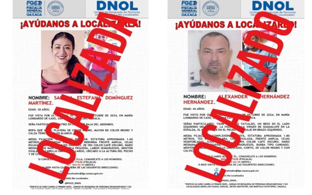 localizan activista oaxaca y esposo sin vida