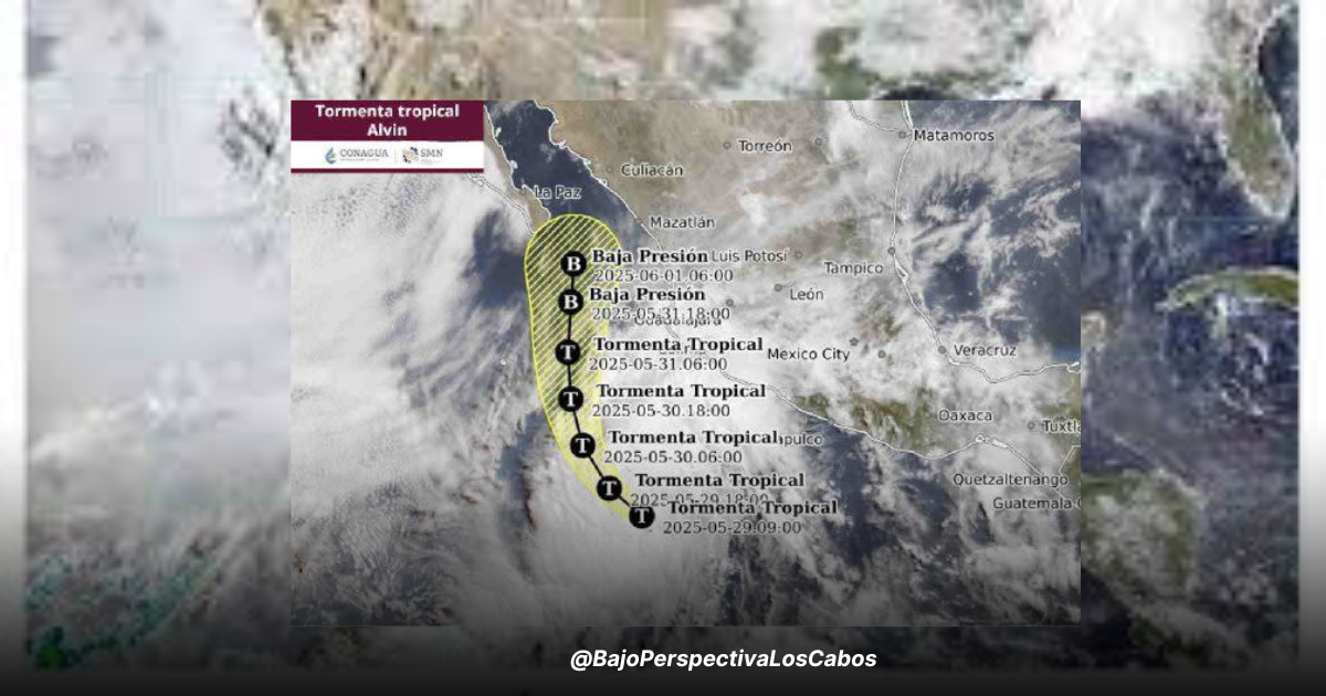 TORMENTA TROPICAL ALVIN