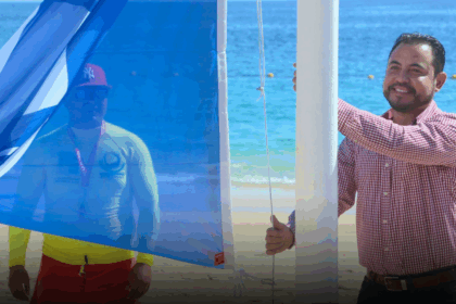 Alcalde izando Blue Flag