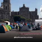 Estallamiento de huelga del SNTE en zócalo