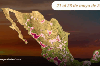 Gráfico de la República con temperaturas extremas