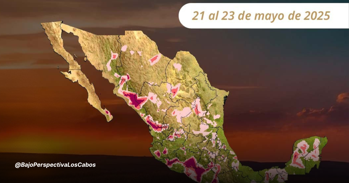 Gráfico de la República con temperaturas extremas