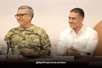 Encabeza García Harfuch reunión en Sector Naval de Los Cabos por temas de seguridad en BCS