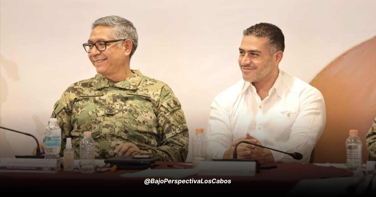 Encabeza García Harfuch reunión en Sector Naval de Los Cabos por temas de seguridad en BCS
