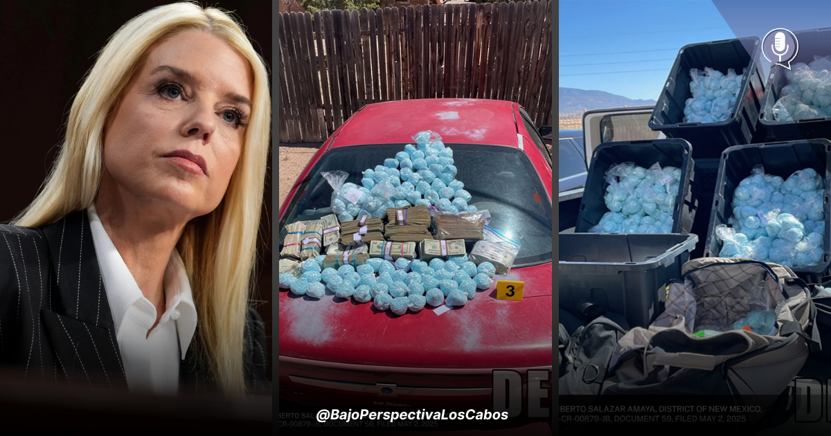 Pam Bondi anuncia decomiso de fentanilo