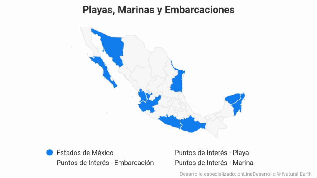 playas-marinas-y-embarca con Blue Flag en México
