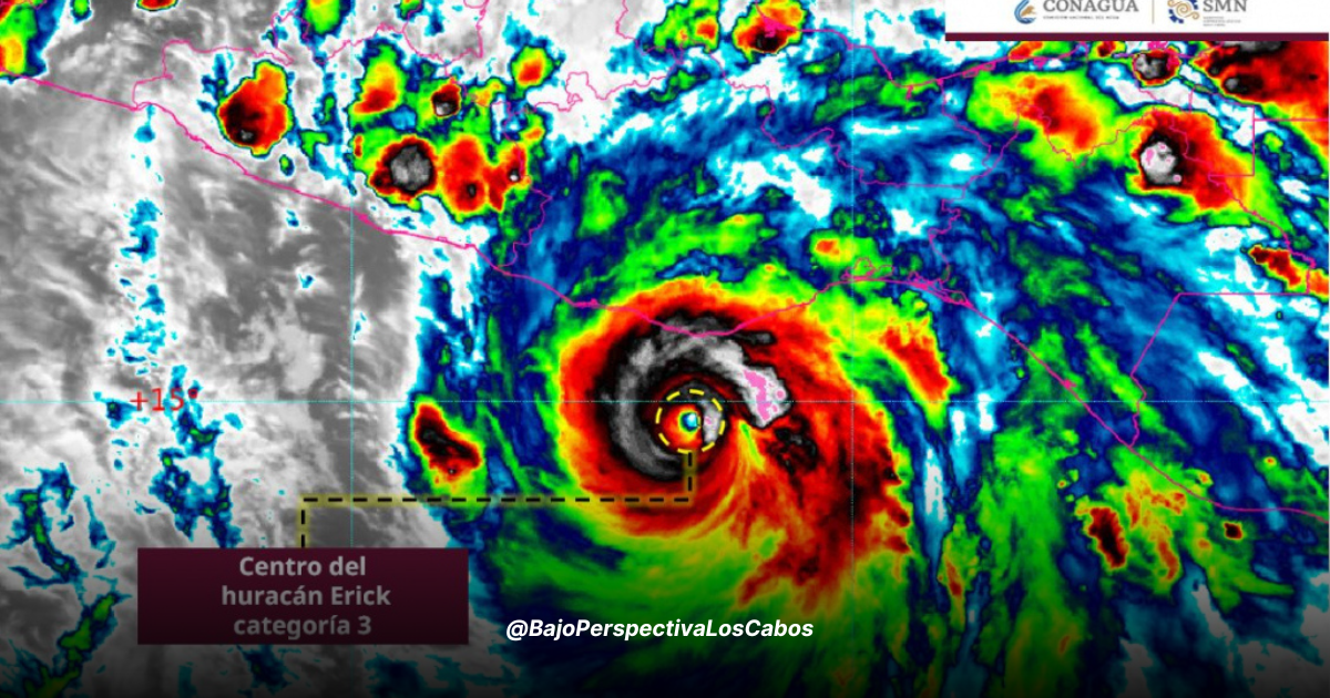 Erick, huracán categoría 3