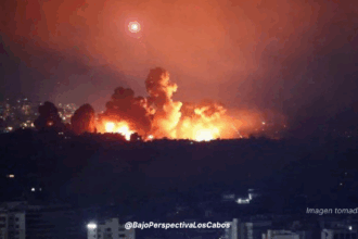 Explosión por guerra entre Israel e Irán