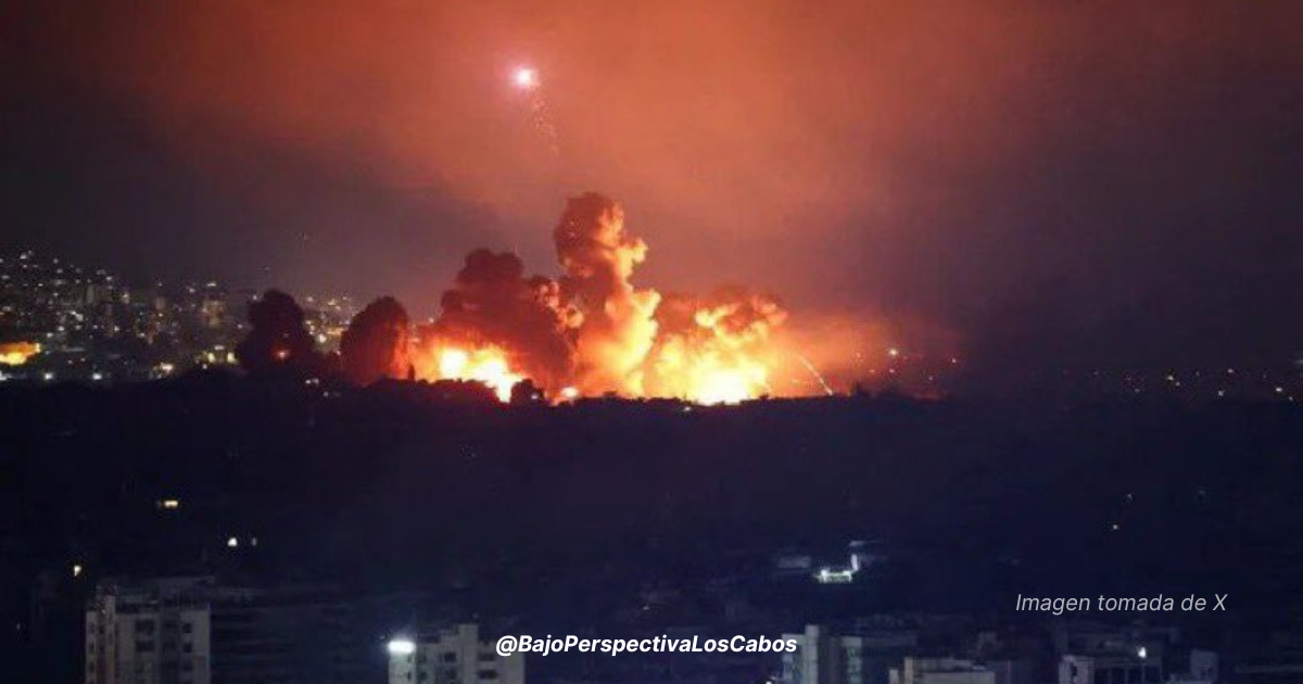 Explosión por guerra entre Israel e Irán