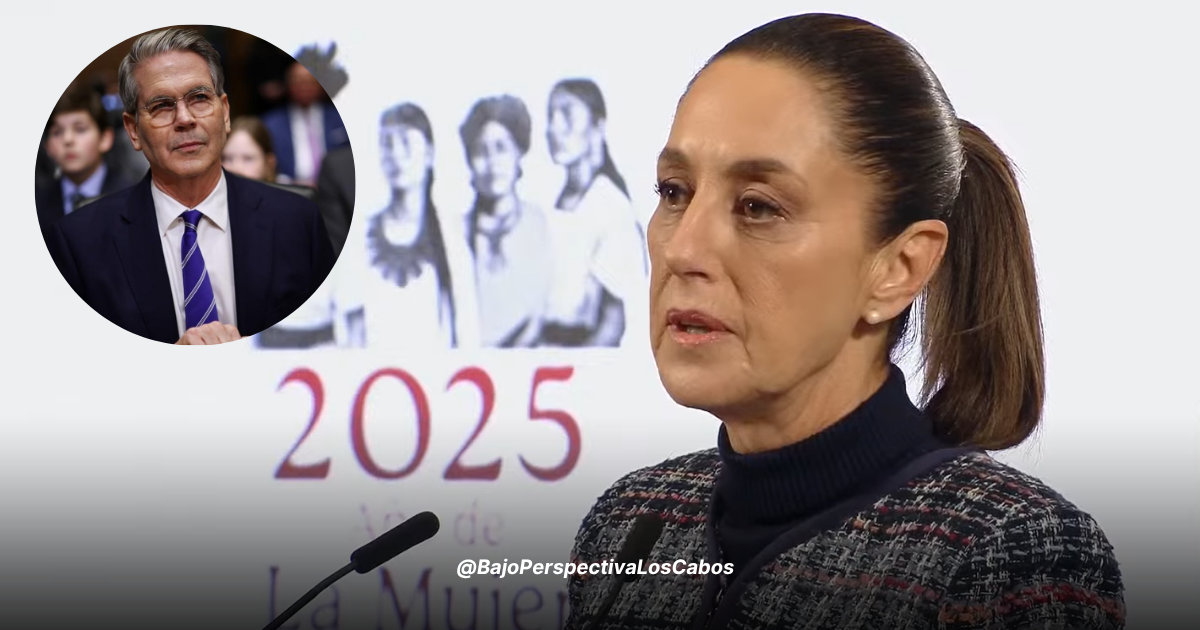 Postura de Sheinbaum sobre señalamiento del Depto del Tesoro