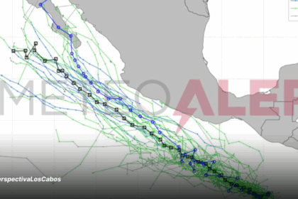 Potenciales Trayectorias de fenómeno en el Pacífico