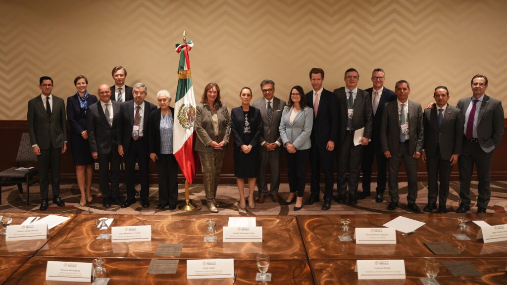 Sheinbaum con el Consejo Empresarial de Canadá