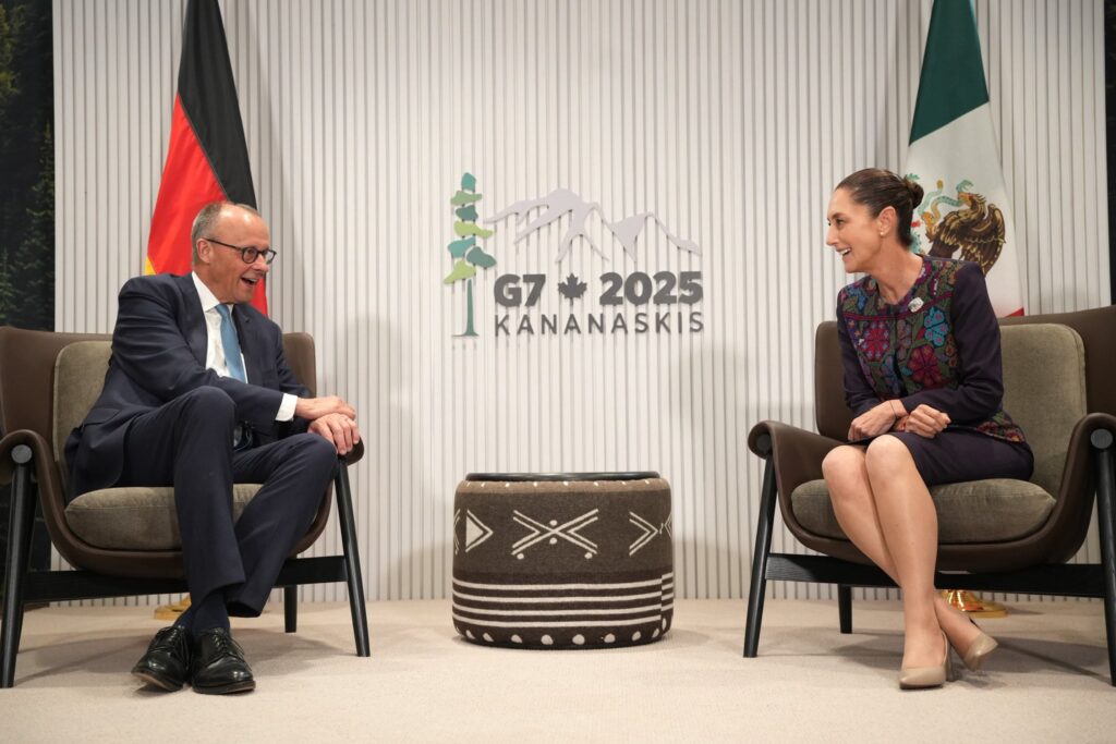 Sheinbaum y Friedrich Merz