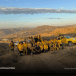 Bomberos de San José en servicio en Tecate BC