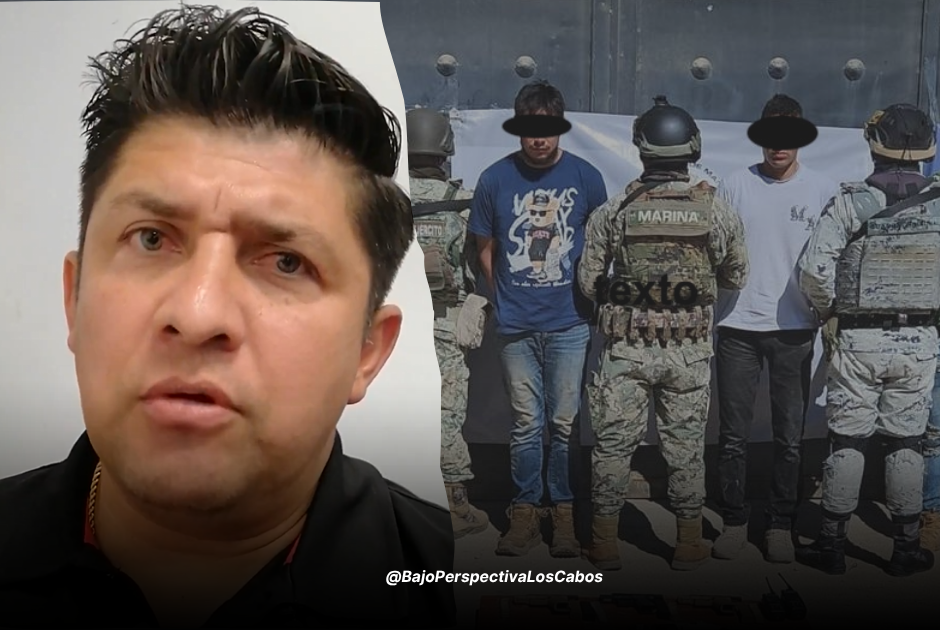 Director de Segurida Pública hablando de hechos delictivos en Los Cabos