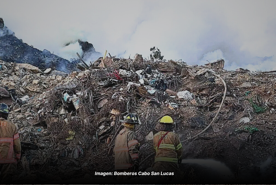 Incendio en "La Candelaria" es extinto en su totalidad, informa el Cuerpo de Bomberos de Cabo San Lucas