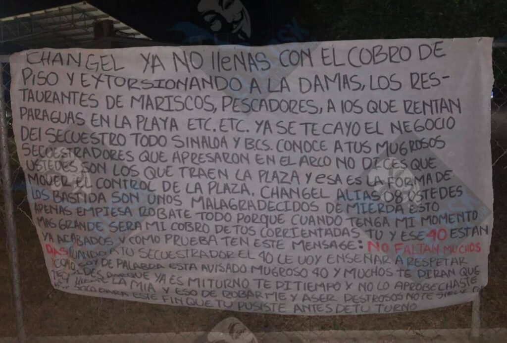 Narco manta en Constitución