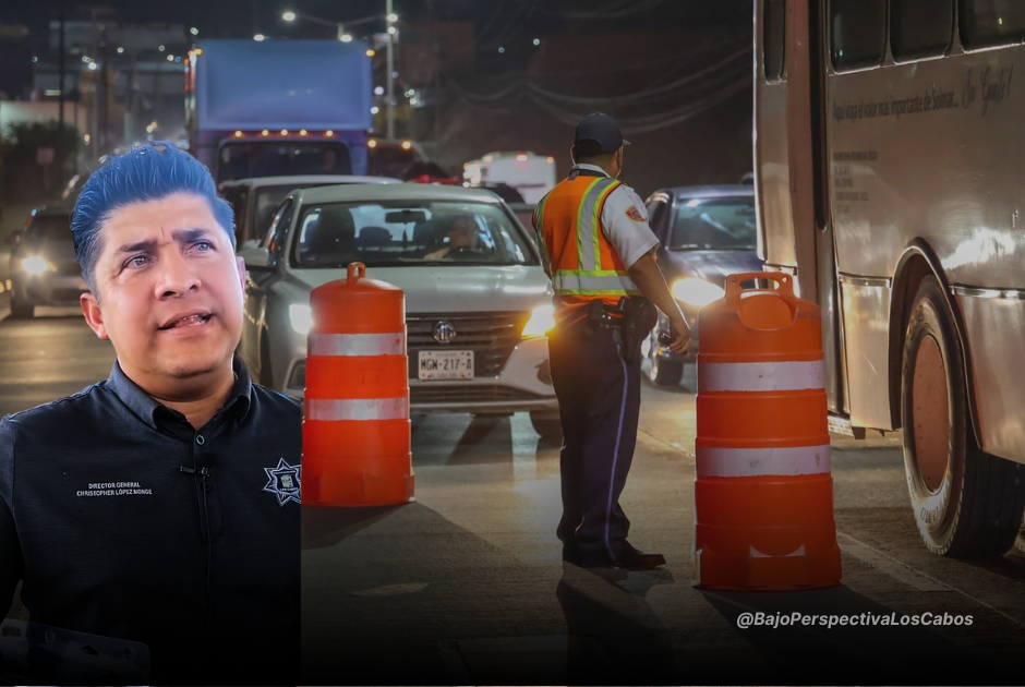 Director de seguridad hablando sobre operativos