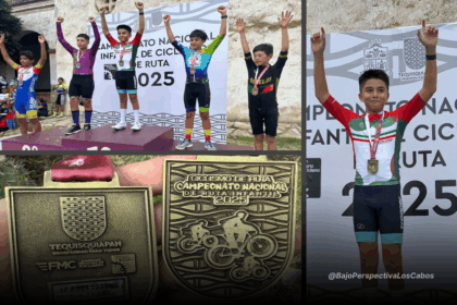 Mayito Trejo en el podium