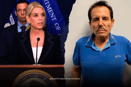 Pam Bondi declarando sobre Zambada