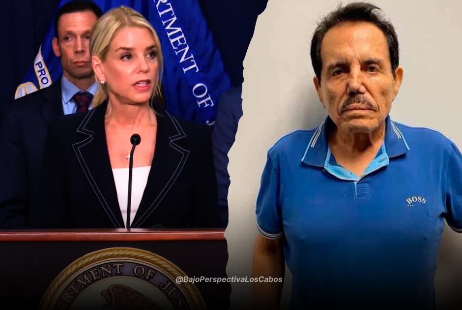 Pam Bondi declarando sobre Zambada