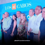 Autoridades en la presentación del nuevo vuelo para Los Cabos desde Panamá