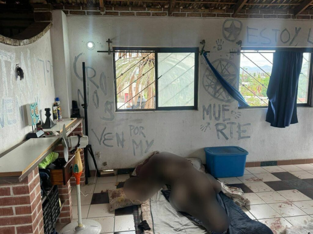 cuerpo sin vida borroso