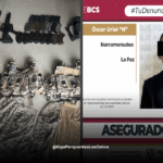 Decomido de armamento y drogas