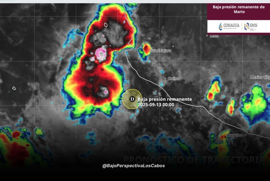 Mario ya como Baja Presión frente a Jalisco