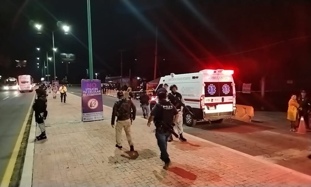 Movilización de seguridad tras tiroteo en Uruapan