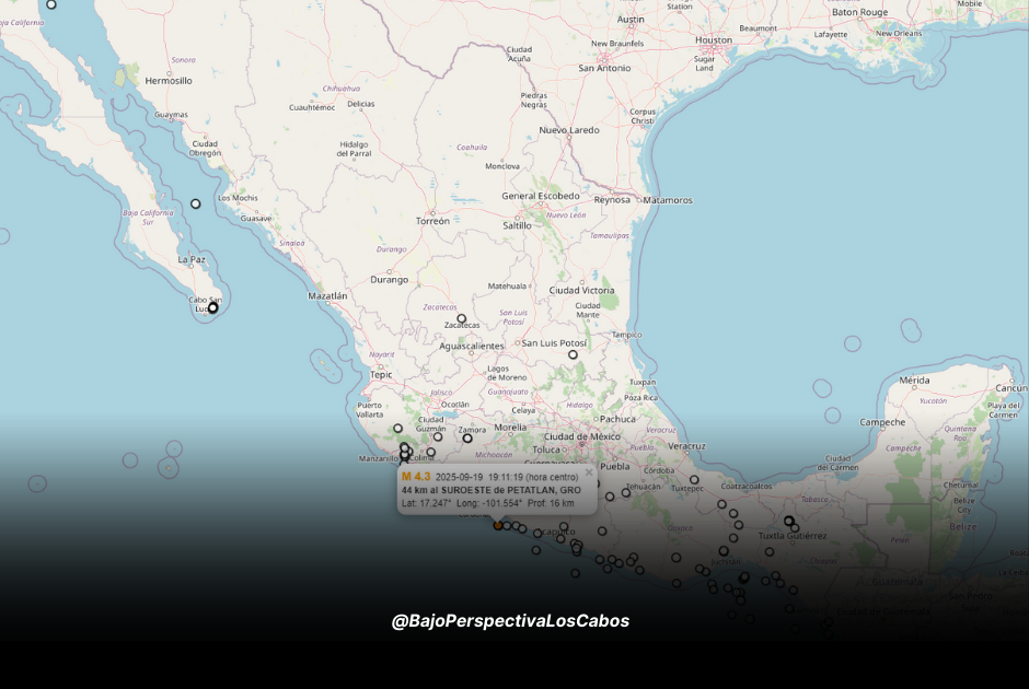 Sismos registrados en México este 19 de septiembre 2025