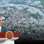 Sheibaum hablando sobre las afectaciones en México por lluvias