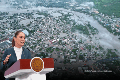 Sheibaum hablando sobre las afectaciones en México por lluvias
