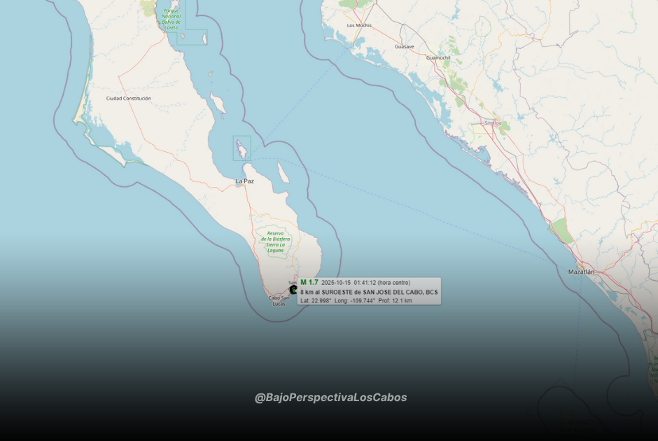 sismo en San José del Cabo