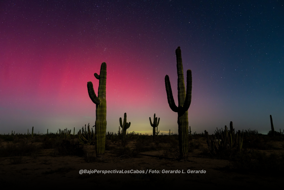 Aurora Boreal en Sonora