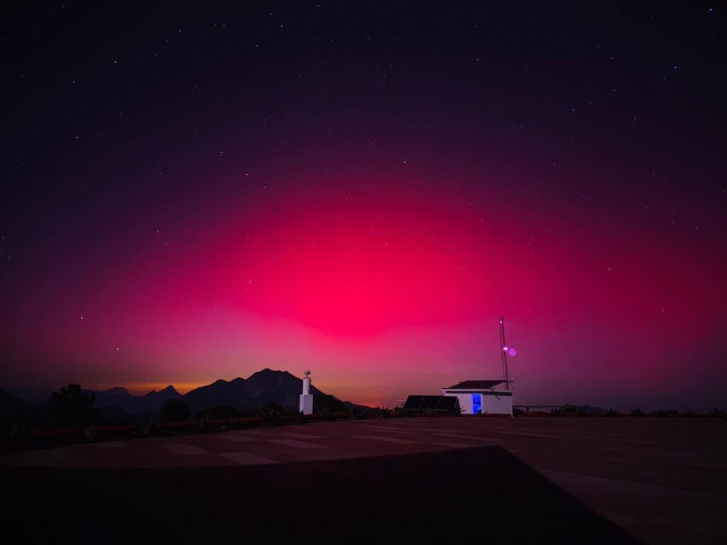 Aurora boreal martes 11 nov
