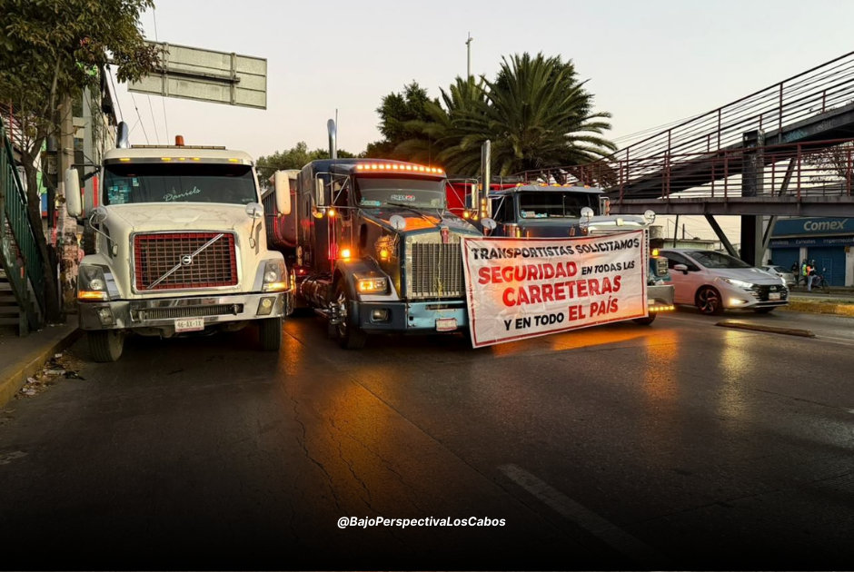 Bloqueo carretero de transportistas
