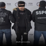 Alejandro N capturado y escoltado por autoridades de la Interpol y la SSPC