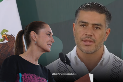 Sheinbaum y Harfuch en la mañanera