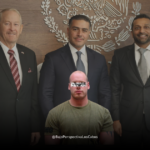 Titulares de la SSPC, FBI y Embajador EE.UU con Ryan Wedding detenido