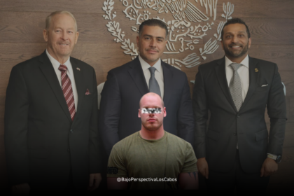 Titulares de la SSPC, FBI y Embajador EE.UU con Ryan Wedding detenido